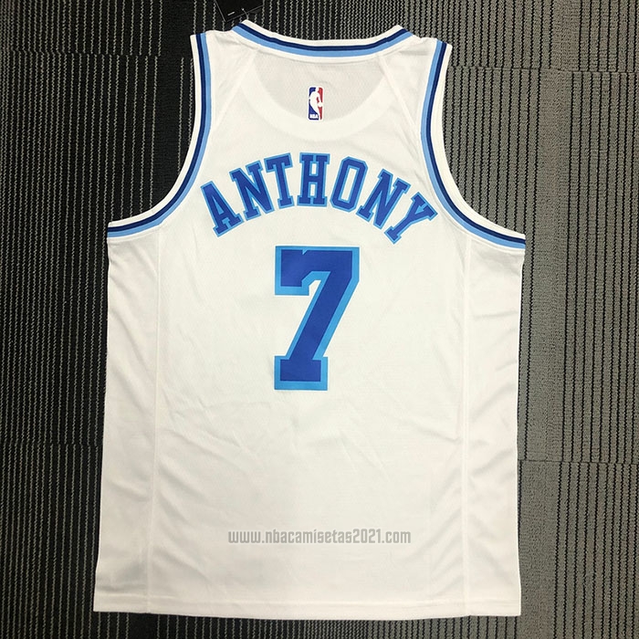Camiseta Los Angeles Lakers Carmelo Anthony #7 Classic 2019-20 Blanco